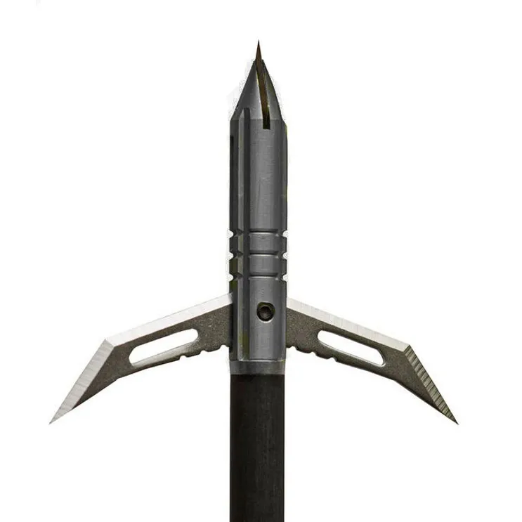 Wasp Jak-Hammer 100 SST Broadheads - 1 3/4 Inch Cutting Diameter - 3 Pack Mechanical Broadheads